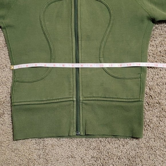 Lululemon Scuba Hoodie Olive Green Size 4 - Picture 11 of 11